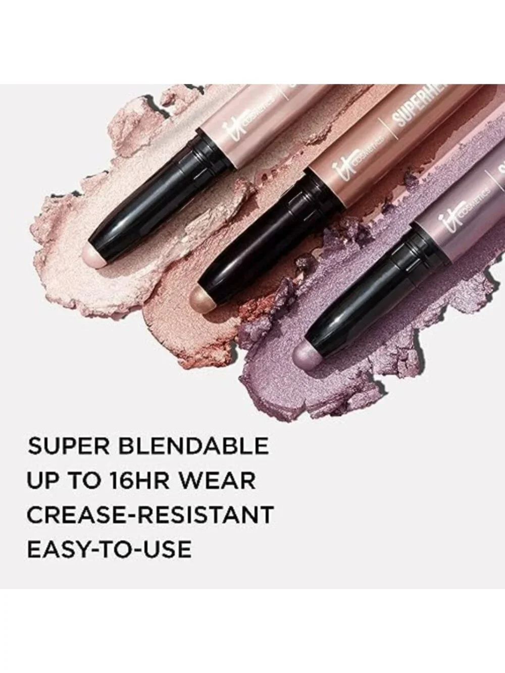 Waterproof No-Tug Eyeshadow Stick - Long-Lasting Eye Shadow Base, Easy